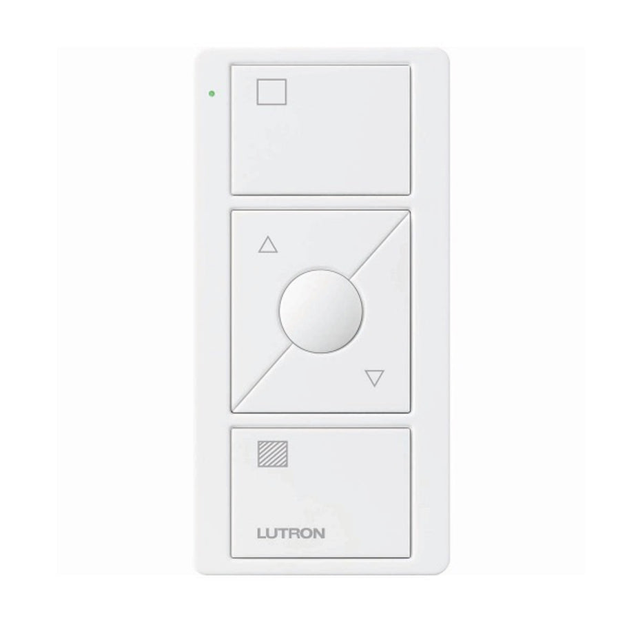 Lutron PJ2-3BRL-GWH-S01, Pico 3-Button, Wireless Remote for Shades w/ Raise/ Lower