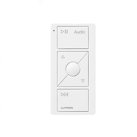 Lutron PJ2-3BRL-GWH-A02, Pico Audio Remote for Sonos, White w/ Raise/Lower