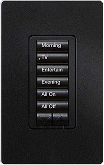 Lutron RadioRA2 RRD-W6BRL Black